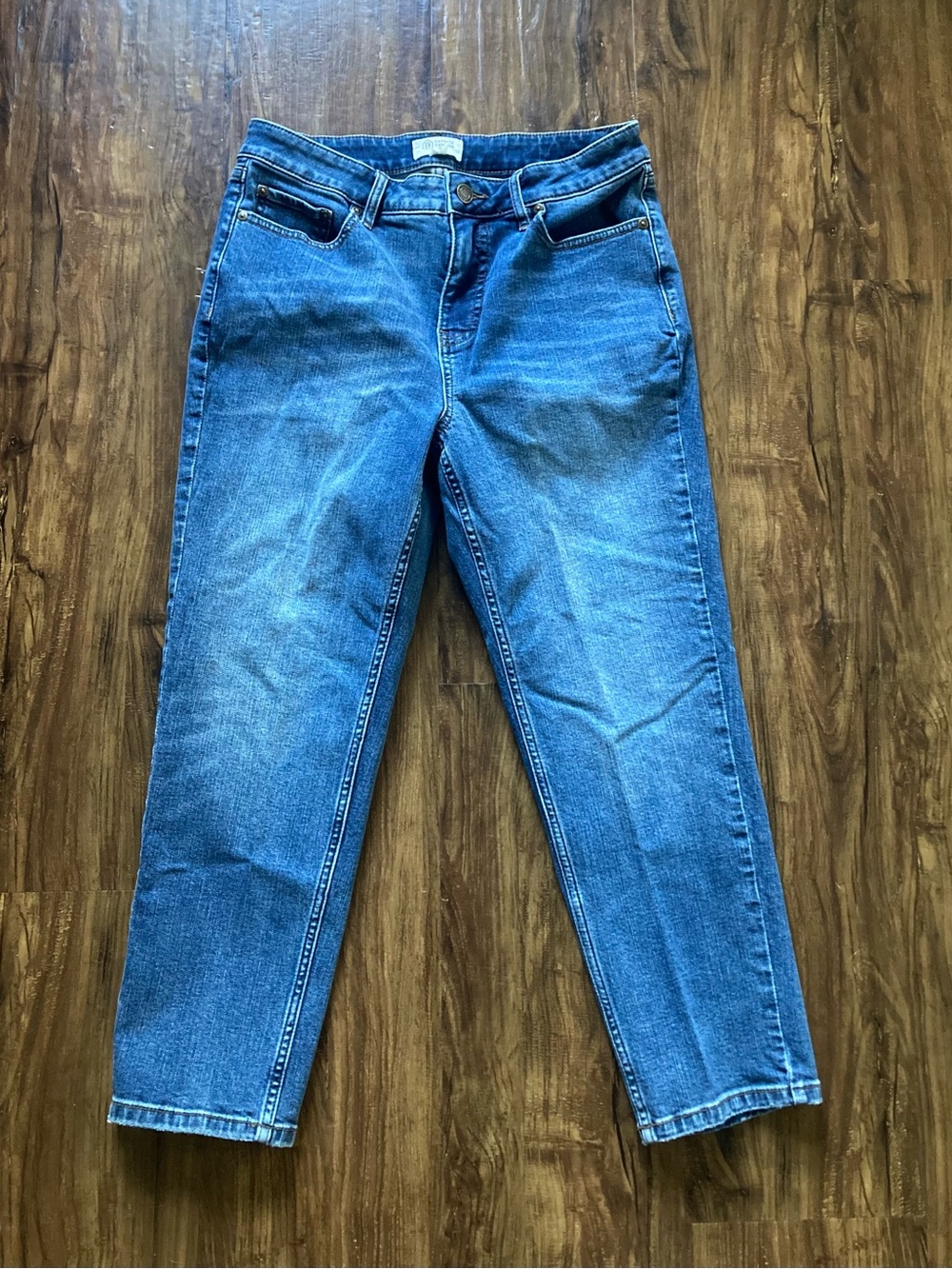 Candace Cameron Bure Medium Blue Ankle Jeans Women’s Size 8P EUC